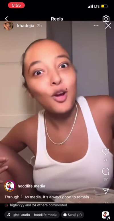 Khadejia ranting bout not liking Philly plus her and livvy go back in forth in comments😭