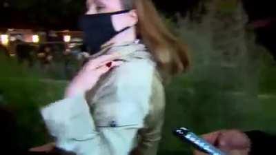 Q13FOX reporter mobbed in the capitol hill district, seattle