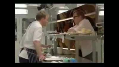 British comedian attempts to become the main character on Gordon Ramsay's tv show