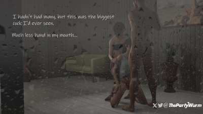 Ada helps Claire ease into a big cock (ThePartyWurm) [Resident Evil 2]