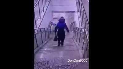 In the stairs tonight