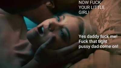 Natalie Dormer seduced her daddy when mom left for work.