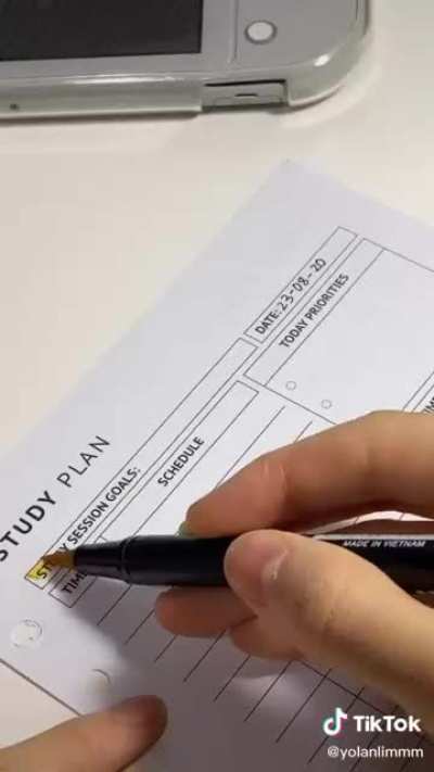 How to create a great study plan 👉