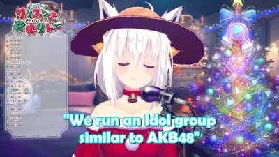 Our memelord Fubuki during Christmas relay