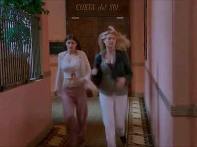 Alexandra Daddario and Kate upton jiggling their melons..