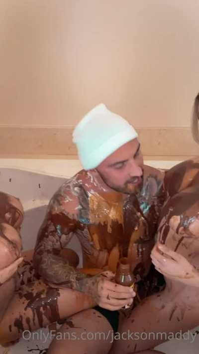 K@ylen wards choclate threesome