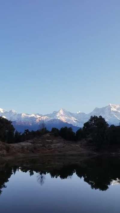 listen to the sounds of nature, Deorital Lake, Uttarakhand, India