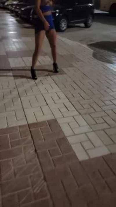 Flashing outside [gif]