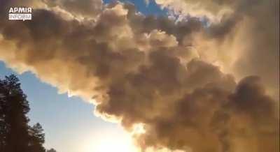 Rare Ukrainian 300mm tactical missile system with guided ammunition 