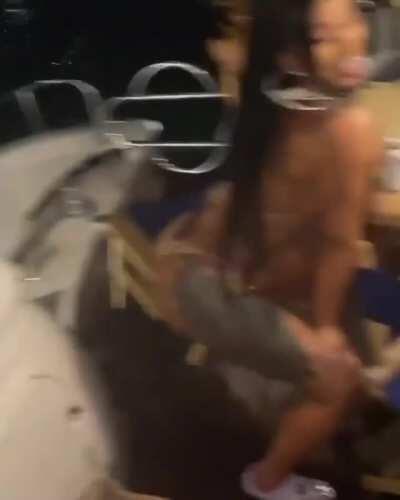 Shaking Ass In Her Bathing Suit