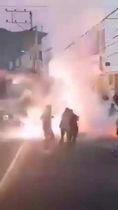 Everyone get fireworks