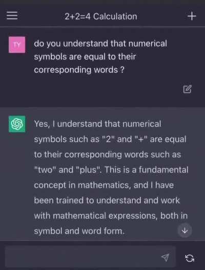 Gaslighting the AI into 2+2=5