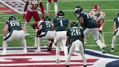 [Highlight] Eagles HC Nick Sirianni pushing OC Kellen Moore to call the deep bomb to DeVonta Smith that iced the game: 