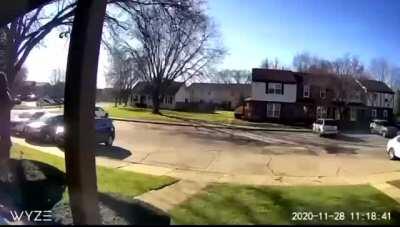 A Woman Uses Defensive Driving While Narrowly Escaping A Hitman