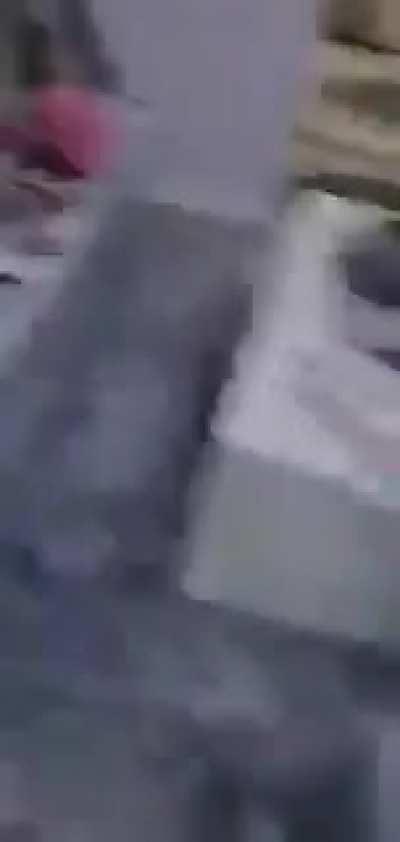 Israeli mob and police try to break into a Palestinian family’s home in Haifa. This is the terror Palestinians are facing right now under the Israeli state.