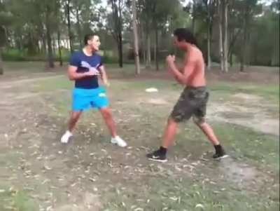 Nasty Superman punch