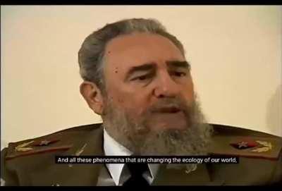 The Late Fidel On Climate Change