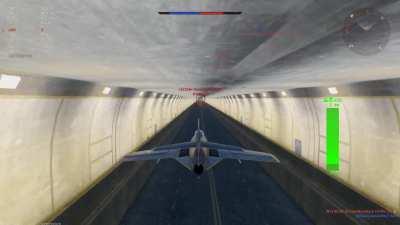 The sneaky bugger decided to escape through the tunnel, and I pursued, but only one of us would make it through.