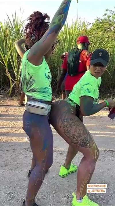 Back at carnival. God bless her 😭🙌🏾