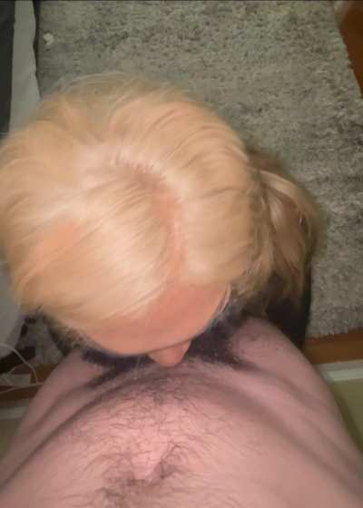 I love the way his cock fits in my throat 