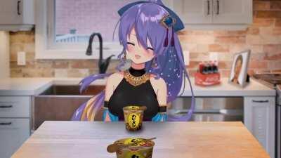 POV : You're having a breakfast with Moona Hoshinova