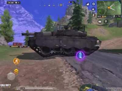 Tank? No problem! You can easily destroy it with only 2 cluster grenades, they will easily stick to tank if they even try to scape them.. also. Remember to be sneaky or have ninja as specialist... :)