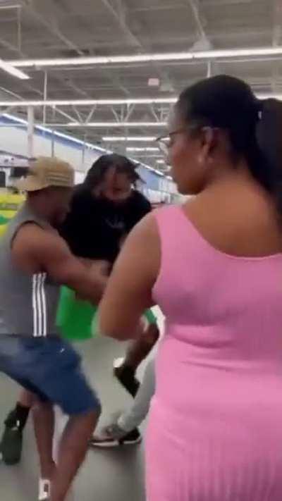 Cell phone video captures the moment a man attempted to rape a woman at Walmart on NW 79th Street