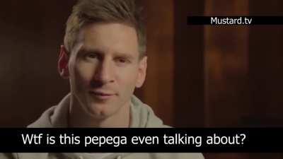 Messi reacts to Mess Eye
