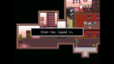 Clown has logged in.