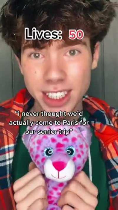 TikTok user has extra lives, wastes them by being insufferable douche