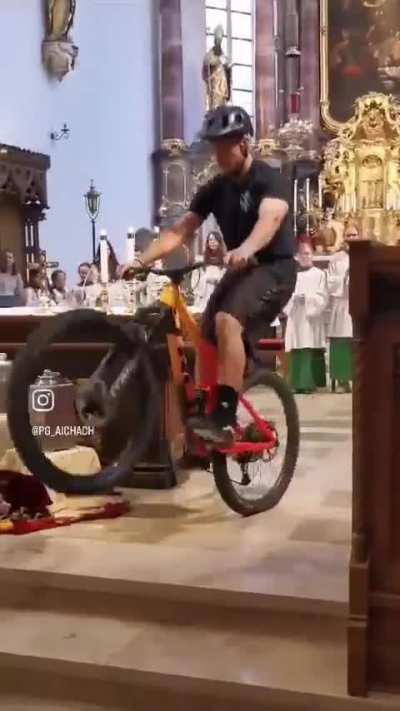 The only time you'd catch me in church