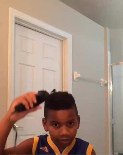 Hi guys, welcome, I'm going to cut my own hair...