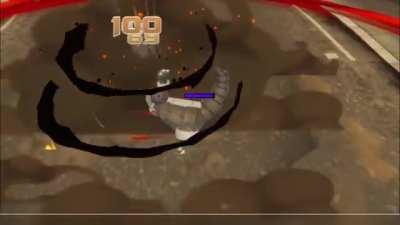 Made a Pokemon combo video in an Arena fighter