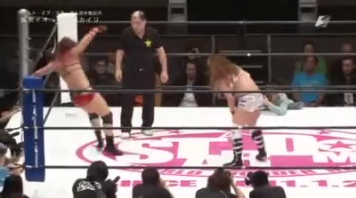 Kairi Sane brutalizes Io Shirai