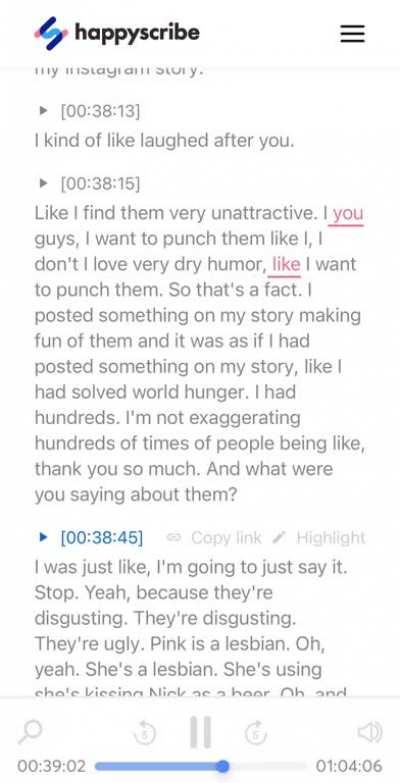 Call Her Daddy's awful deleted footage about Priyanka Chopra. Priyanka recently went on the podcast and thanked Alex Cooper in the end for talking to her like a human and not a subject. Sad because she probably didn't know about this when she went on.