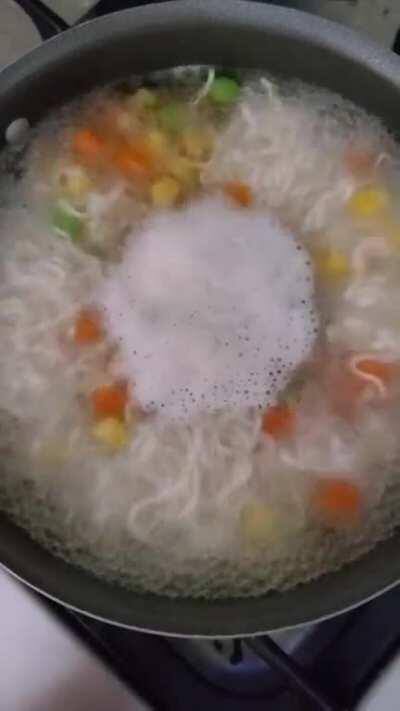 My food stirred itself.