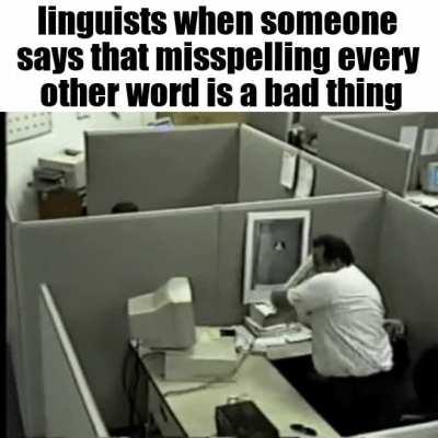 holy shit is that a linguistic prescriptivism 🤬🤬🤬😡😡😡