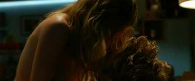 Sydney Sweeney has her tits griped while riding a guy in The Voyeurs