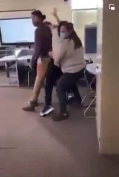 Girl pulls up to Opp's class and ate a humble pie
