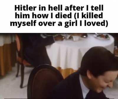 Just chit chatting, he's a good listener...