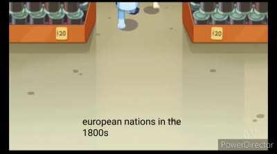 European nations in the 1800s be like: