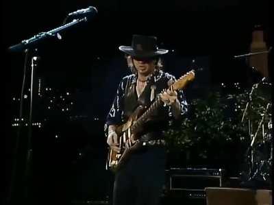 Opening to Stevie Ray Vaughan's performance of 