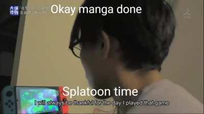 Lainah become squid (crying)