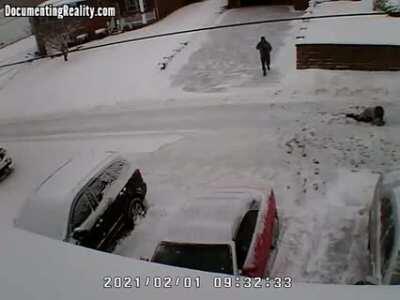 Pennsylvania Couple Shot Over Snow Shoveling Argument.