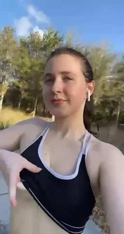 I hope seeing my tits made someone’s day! ☺️