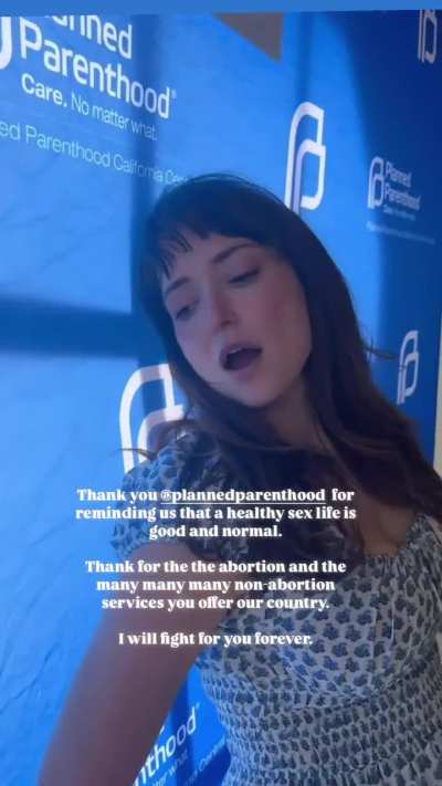 'Thank you, Planned Parenthood' | IG March 2025