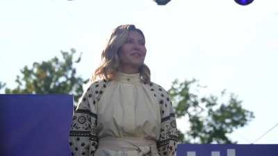 First Lady Olena published a video of her and President Zelenskyâs visit to Vilnius today