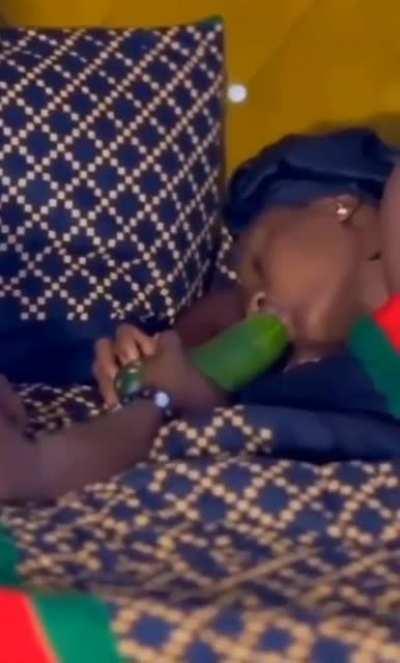 fresh cucumber in the morning