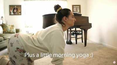 Abby in her doggy style pose