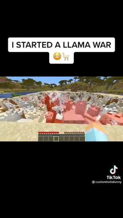 Llama: I declare war